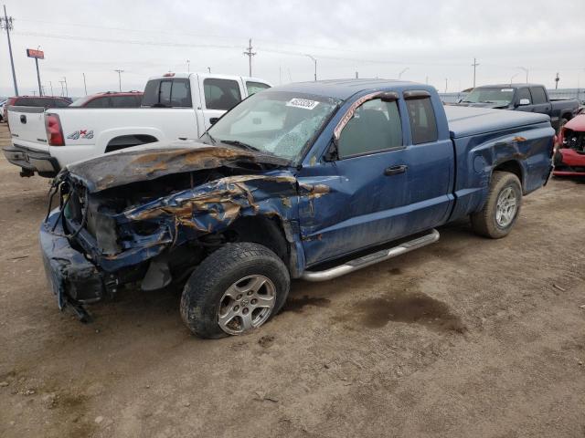 1D7HE42K86S665905 - 2006 DODGE DAKOTA SLT BLUE photo 1