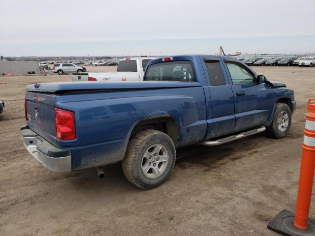 1D7HE42K86S665905 - 2006 DODGE DAKOTA SLT BLUE photo 3