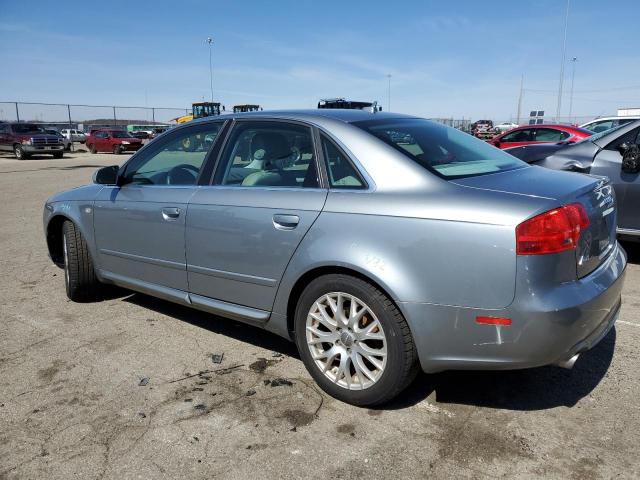 WAUDF78E68A160282 - 2008 AUDI A4 2.0T QUATTRO GRAY photo 2