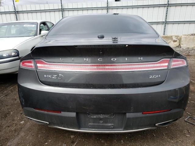 3LN6L5KU2HR609497 - 2017 LINCOLN MKZ HYBRID PREMIERE CHARCOAL photo 6