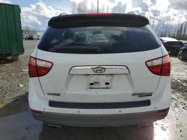 KM8NUDCC8BU156091 - 2011 HYUNDAI VERACRUZ GLS WHITE photo 6