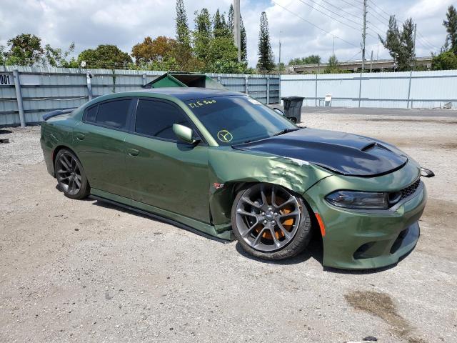 2C3CDXGJ5LH240738 - 2020 DODGE CHARGER SCAT PACK GREEN photo 4