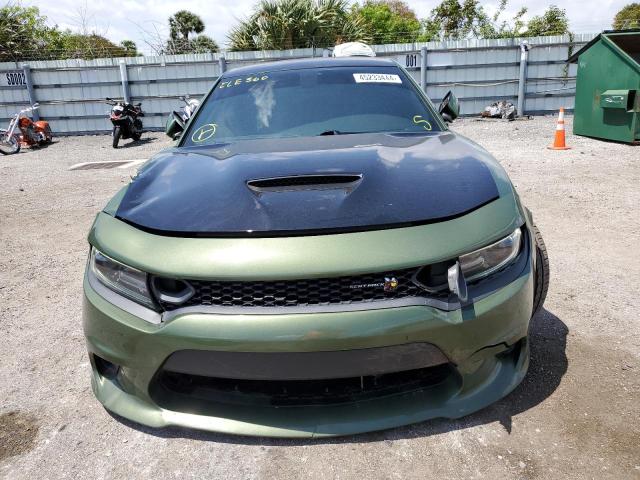 2C3CDXGJ5LH240738 - 2020 DODGE CHARGER SCAT PACK GREEN photo 5
