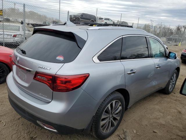 5FRYD4H44GB035530 - 2016 ACURA MDX TECHNOLOGY SILVER photo 3