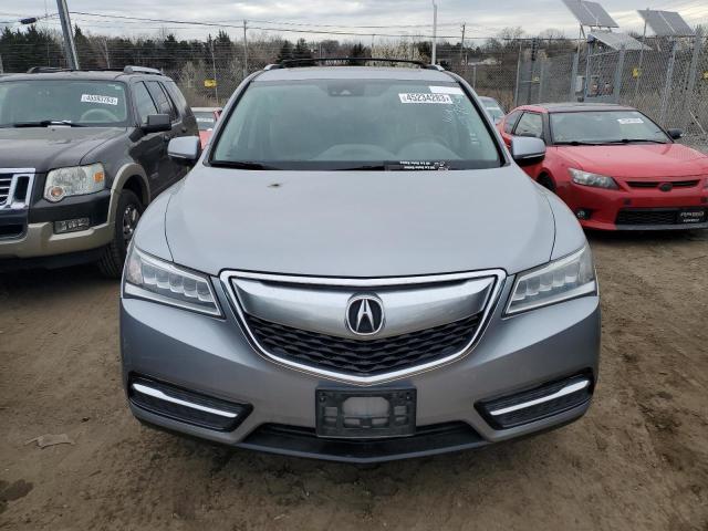 5FRYD4H44GB035530 - 2016 ACURA MDX TECHNOLOGY SILVER photo 5