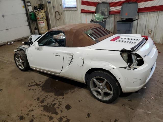 JTDFR320130054104 - 2003 TOYOTA MR2 SPYDER WHITE photo 2