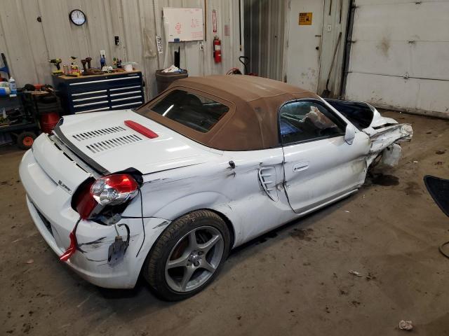 JTDFR320130054104 - 2003 TOYOTA MR2 SPYDER WHITE photo 3