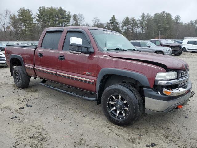 1GCGK13U42F123457 - 2002 CHEVROLET SILVERADO K1500 HEAVY DUTY BURGUNDY photo 4