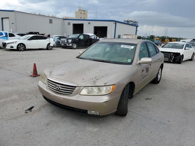 KMHFC46F77A184129 - 2007 HYUNDAI AZERA SE TAN photo 2