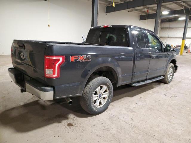 1FTFX1EG0FKE95461 - 2015 FORD F150 SUPER CAB BLACK photo 3