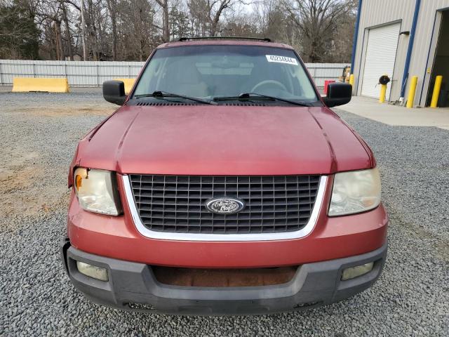 1FMRU15W53LB30627 - 2003 FORD EXPEDITION XLT RED photo 5