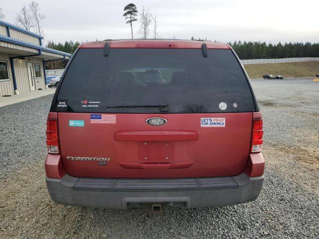 1FMRU15W53LB30627 - 2003 FORD EXPEDITION XLT RED photo 6