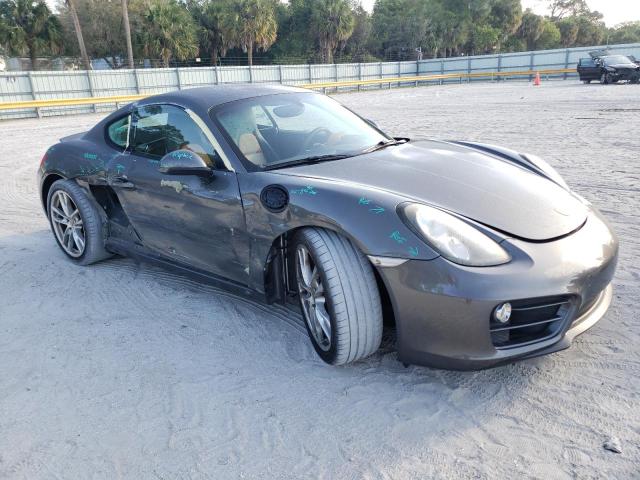 WP0AA2A82EK171443 - 2014 PORSCHE CAYMAN GRAY photo 4