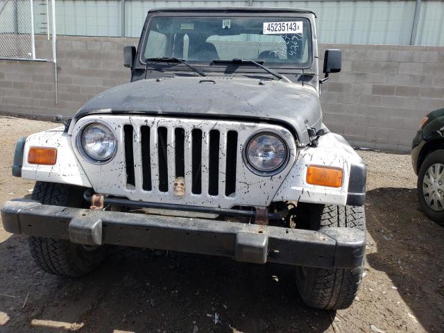 1J4FY19S3XP427696 - 1999 JEEP WRANGLER / SPORT WHITE photo 5