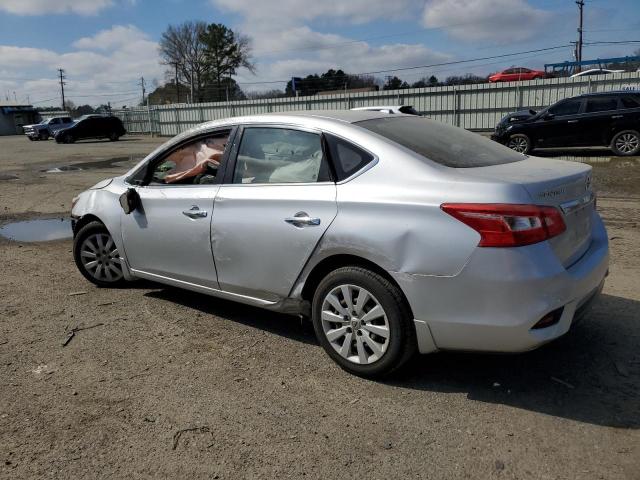 3N1AB7APXGY285991 - 2016 NISSAN SENTRA S SILVER photo 2