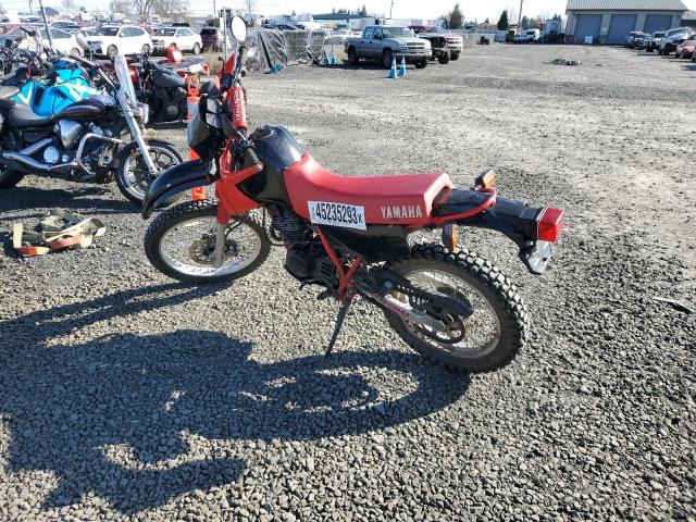 JYA3NVE09LA005289 - 1990 YAMAHA XT350 RED photo 3