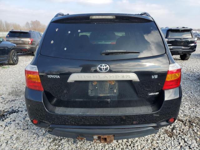 JTEES41A592125944 - 2009 TOYOTA HIGHLANDER BLACK photo 6