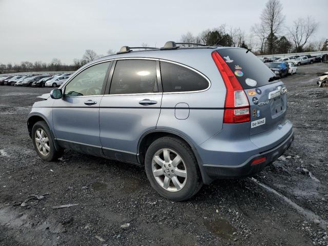 JHLRE487X8C028046 - 2008 HONDA CR-V EXL BLUE photo 2