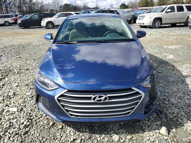 5NPD84LF1HH001190 - 2017 HYUNDAI ELANTRA SE BLUE photo 5