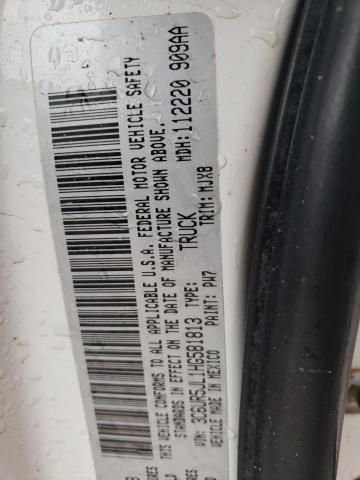 3C6UR5JL1HG581813 - 2017 RAM 2500 SLT თეთრი ფოტო 12