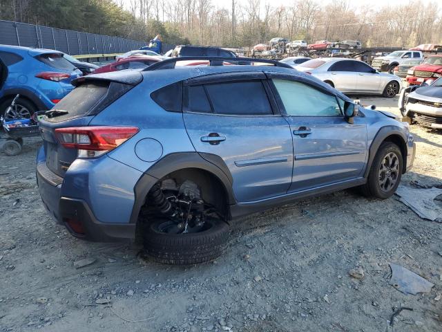 JF2GTHSC9PH241581 - 2023 SUBARU CROSSTREK SPORT BLUE photo 3