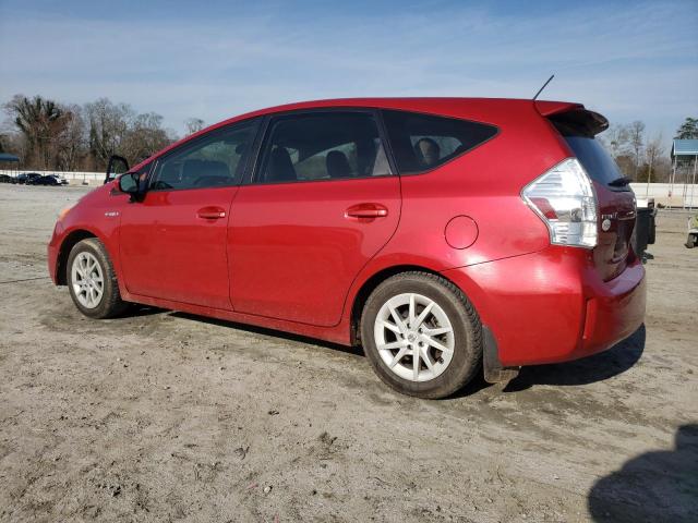 JTDZN3EU0C3068484 - 2012 TOYOTA PRIUS V RED photo 2