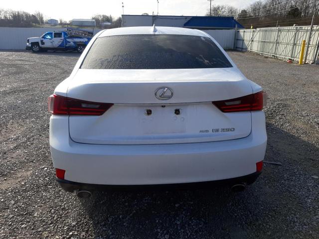 JTHCF1D23F5016409 - 2015 LEXUS IS 250 WHITE photo 6