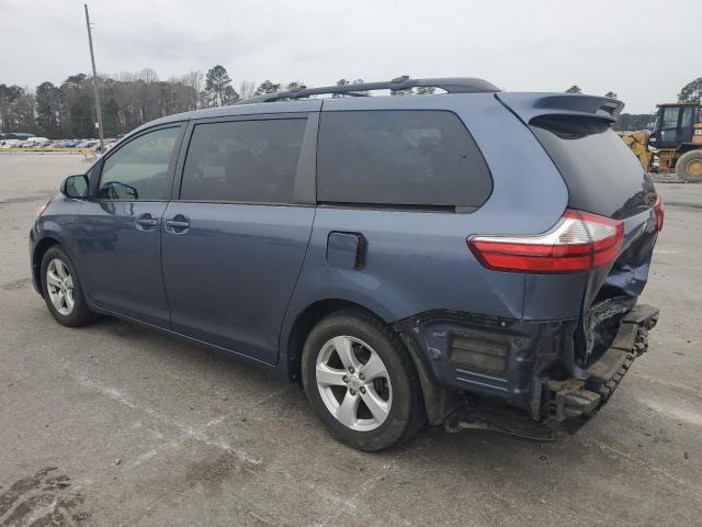 5TDKK3DC8FS548679 - 2015 TOYOTA SIENNA LE BLUE photo 2