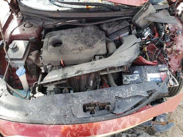 5NPE24AF2FH121330 - 2015 HYUNDAI SONATA SE RED photo 11