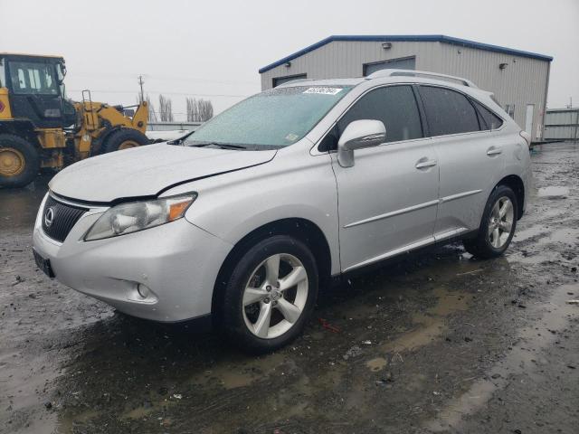 2T2BK1BA7BC109252 - 2011 LEXUS RX 350 SILVER photo 1