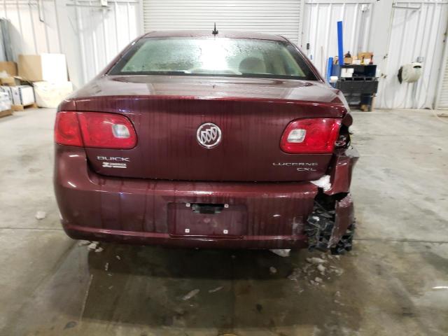 1G4HD57286U239353 - 2006 BUICK LUCERNE CXL MAROON photo 6