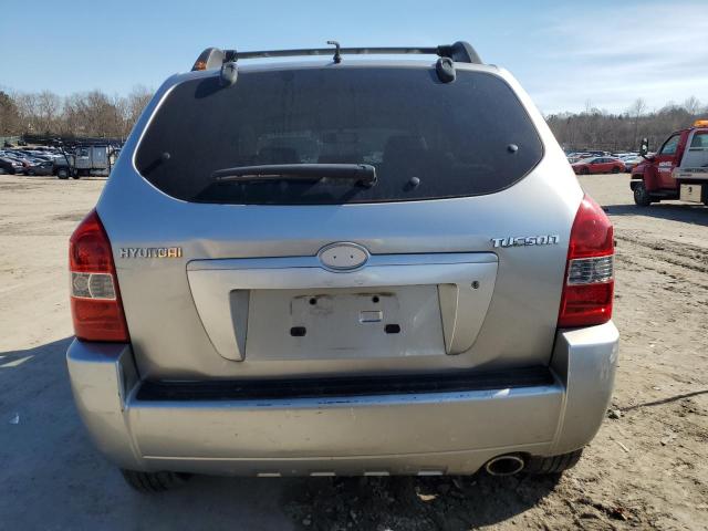 KM8JM12B56U468199 - 2006 HYUNDAI TUCSON GL SILVER photo 6