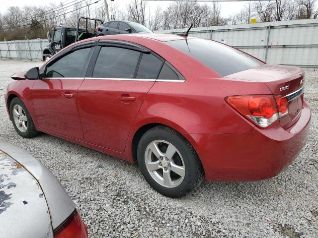 1G1PF5S97B7174365 - 2011 CHEVROLET CRUZE LT RED photo 2