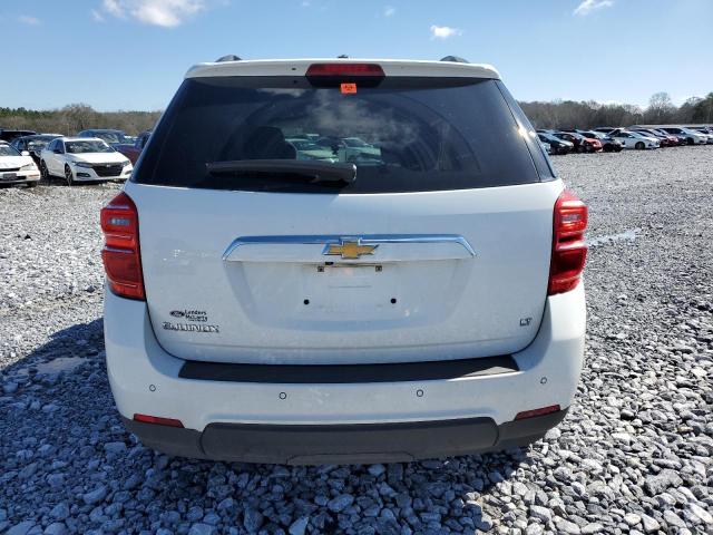 2GNALCEK9H1581304 - 2017 CHEVROLET EQUINOX LT WHITE photo 6