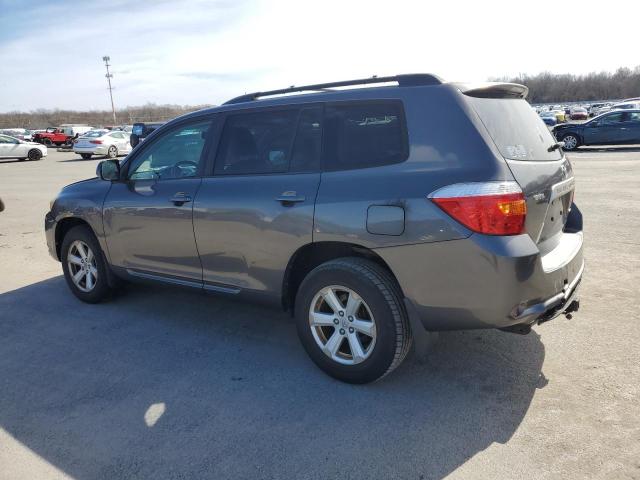 JTEES41A092140030 - 2009 TOYOTA HIGHLANDER GRAY photo 2