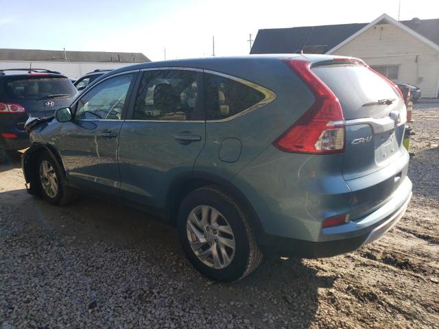 5J6RM4H55GL008519 - 2016 HONDA CR-V EX BLUE photo 2