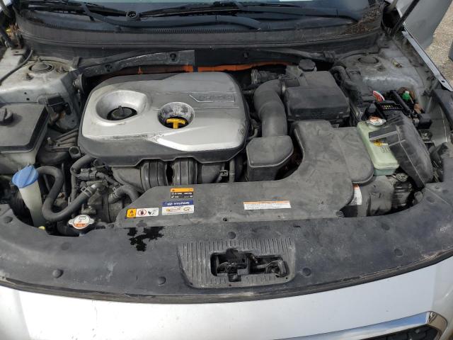 KMHE24L11GA023217 - 2016 HYUNDAI SONATA HYBRID SILVER photo 11