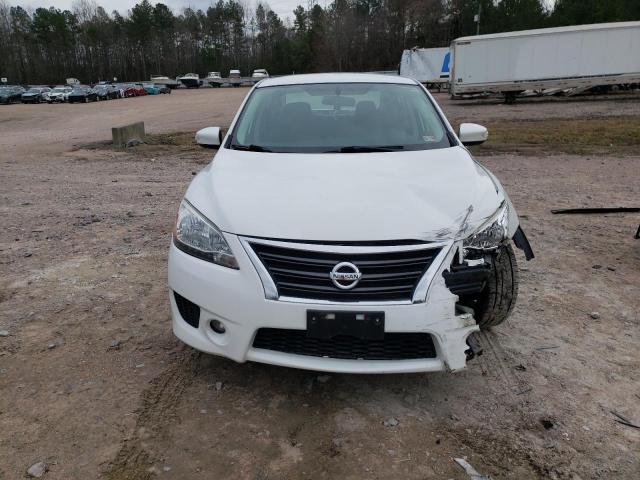 3N1AB7AP1FY317435 - 2015 NISSAN SENTRA S WHITE photo 5