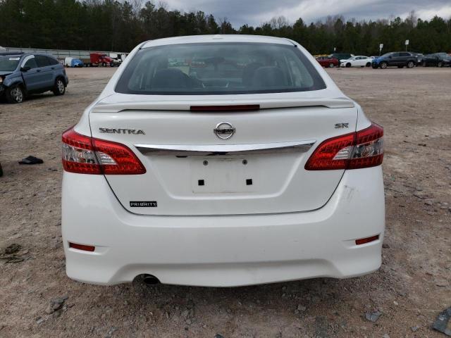 3N1AB7AP1FY317435 - 2015 NISSAN SENTRA S WHITE photo 6