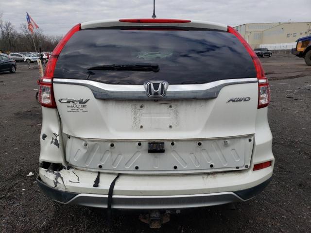 5J6RM4H51FL047543 - 2015 HONDA CR-V EX WHITE photo 6