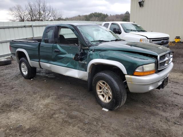 1B7GG42N32S644402 - 2002 DODGE DAKOTA SLT GREEN photo 4