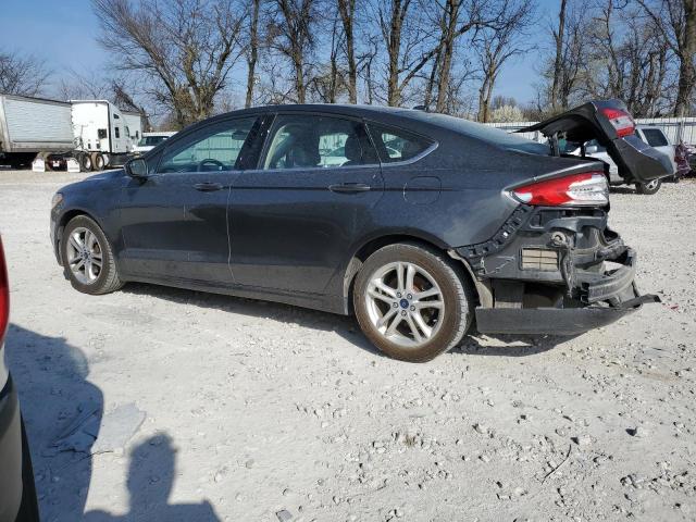 3FA6P0HD9JR178882 - 2018 FORD FUSION SE GRAY photo 2