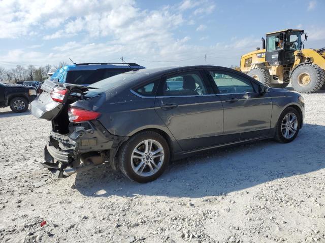 3FA6P0HD9JR178882 - 2018 FORD FUSION SE GRAY photo 3