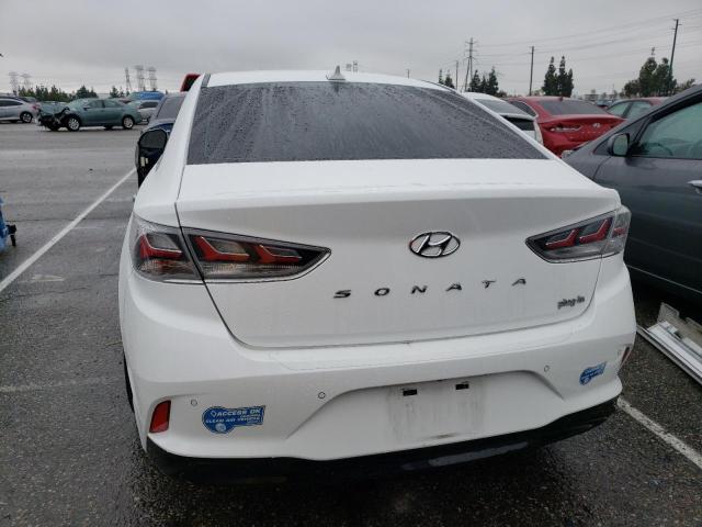 KMHE54L23KA090250 - 2019 HYUNDAI SONATA PLUG-IN HYBRID WHITE photo 6