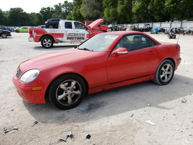 WDBKK65F61F217746 - 2001 MERCEDES-BENZ SLK 320 RED photo 1