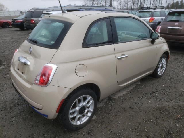 3C3CFFAR0CT369772 - 2012 FIAT 500 POP CREAM photo 3