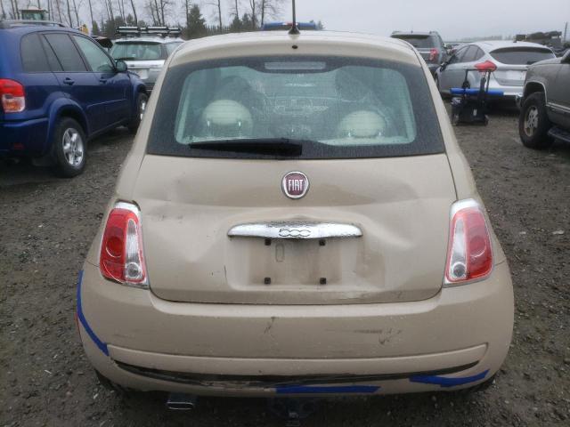 3C3CFFAR0CT369772 - 2012 FIAT 500 POP CREAM photo 6