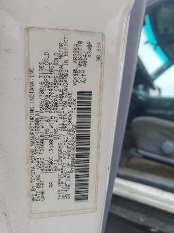 5TBBN44182S297452 - 2002 TOYOTA TUNDRA ACCESS CAB SR5 WHITE photo 12