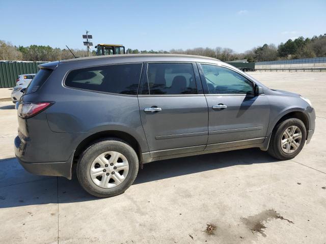 1GNKRFED1DJ128588 - 2013 CHEVROLET TRAVERSE LS GRAY photo 3