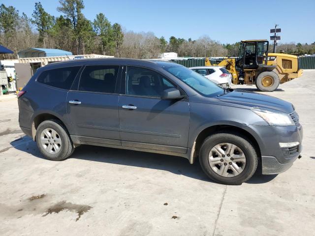 1GNKRFED1DJ128588 - 2013 CHEVROLET TRAVERSE LS GRAY photo 4